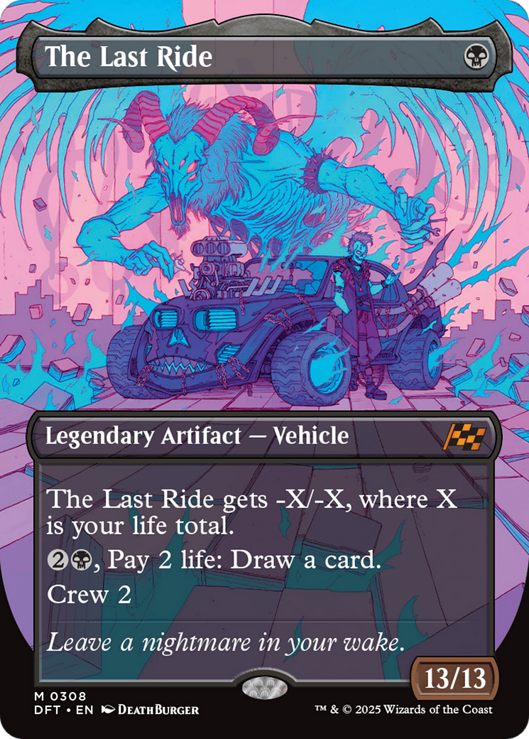 The Last Ride (Borderless) [Aetherdrift] | Card Citadel