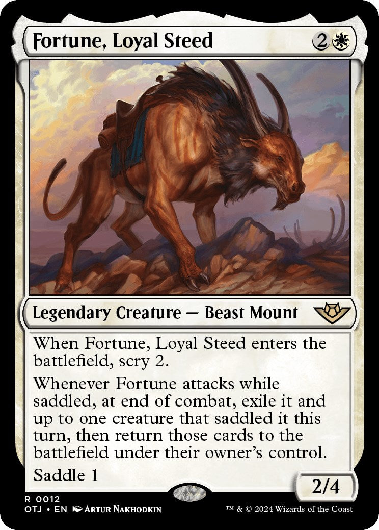 Fortune, Loyal Steed [Outlaws of Thunder Junction] | Card Citadel