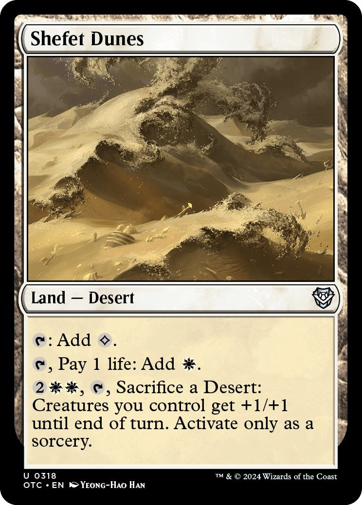 Shefet Dunes [Outlaws of Thunder Junction Commander] | Card Citadel