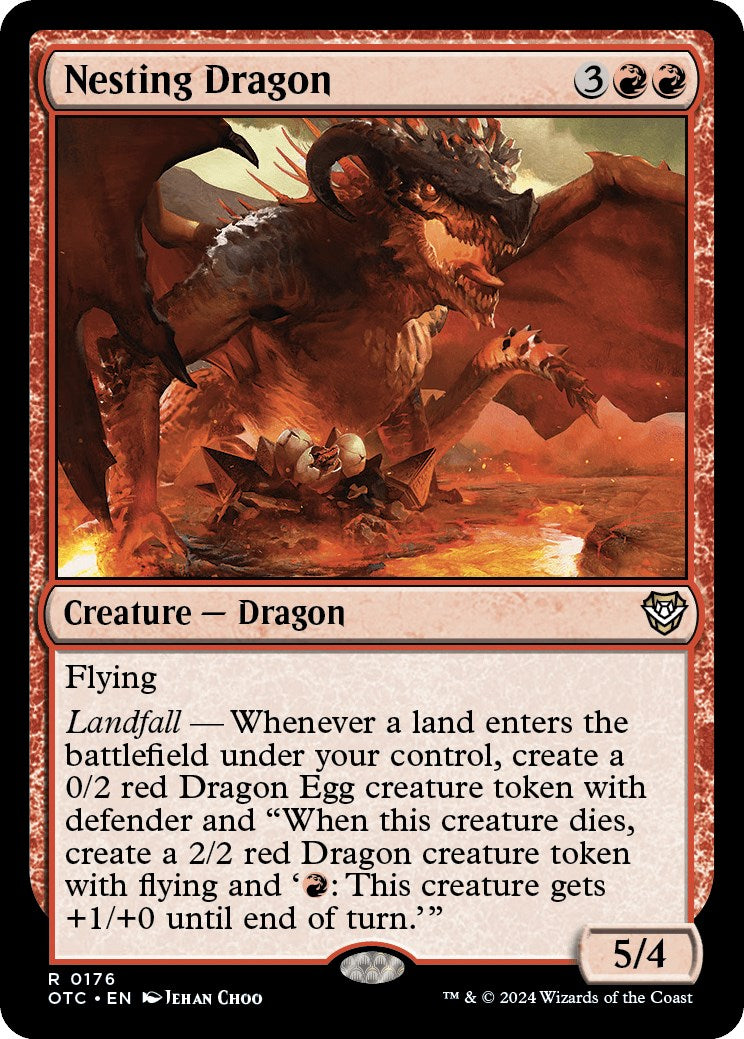 Nesting Dragon [Outlaws of Thunder Junction Commander] | Card Citadel