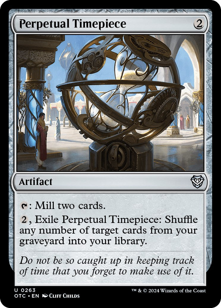 Perpetual Timepiece [Outlaws of Thunder Junction Commander] | Card Citadel