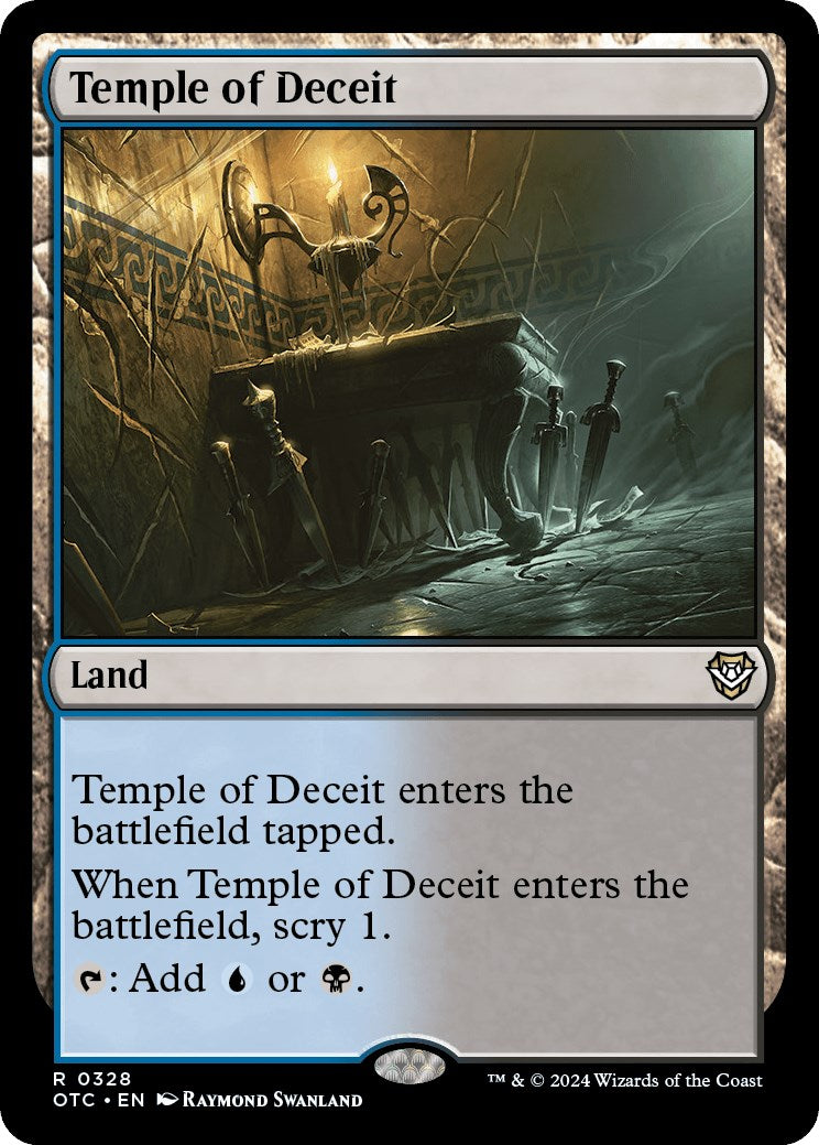 Temple of Deceit [Outlaws of Thunder Junction Commander] | Card Citadel