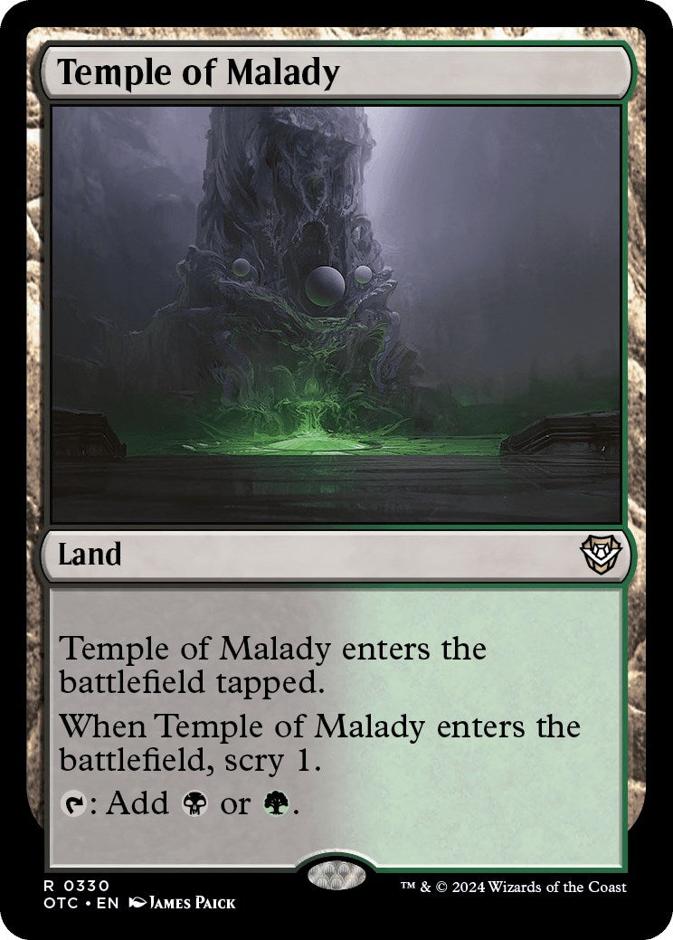 Temple of Malady [Outlaws of Thunder Junction Commander] | Card Citadel