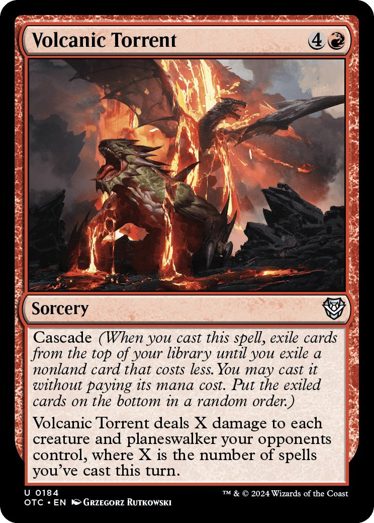 Volcanic Torrent [Outlaws of Thunder Junction Commander] | Card Citadel