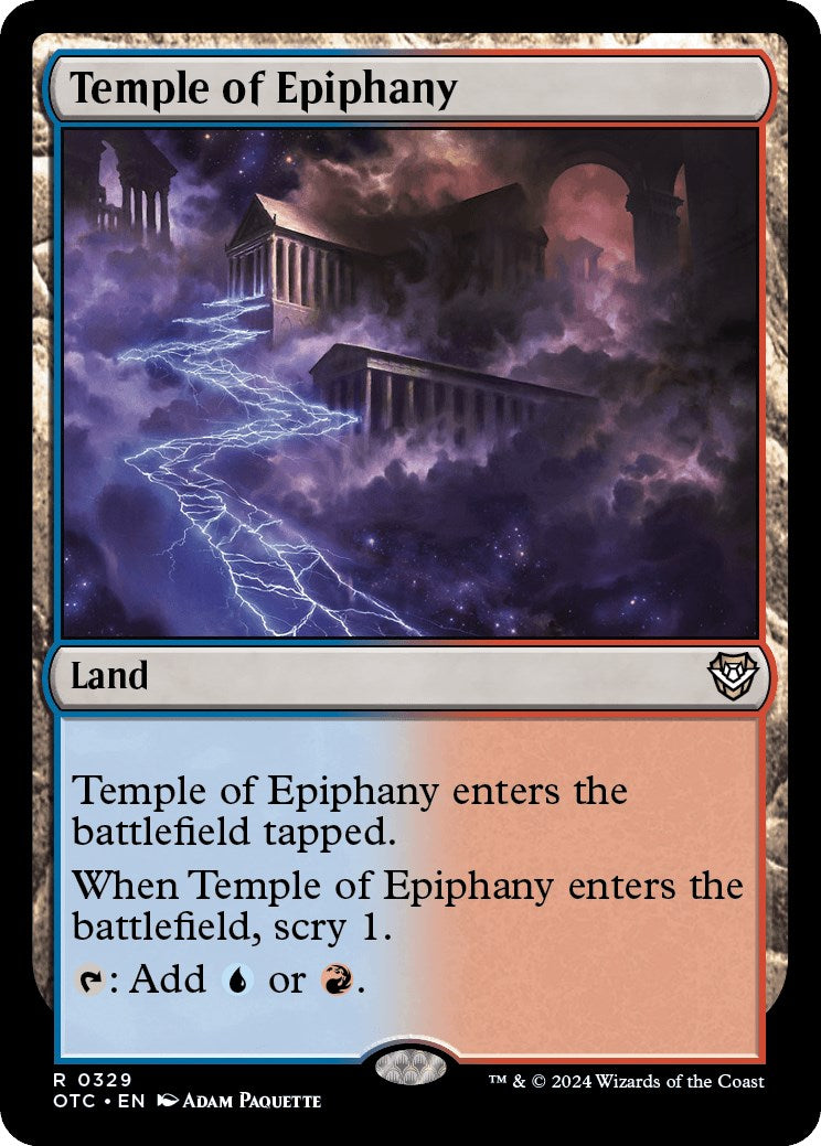 Temple of Epiphany [Outlaws of Thunder Junction Commander] | Card Citadel