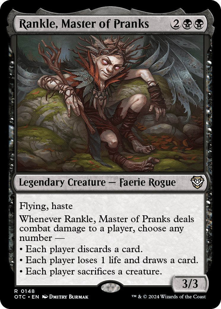 Rankle, Master of Pranks [Outlaws of Thunder Junction Commander] | Card Citadel