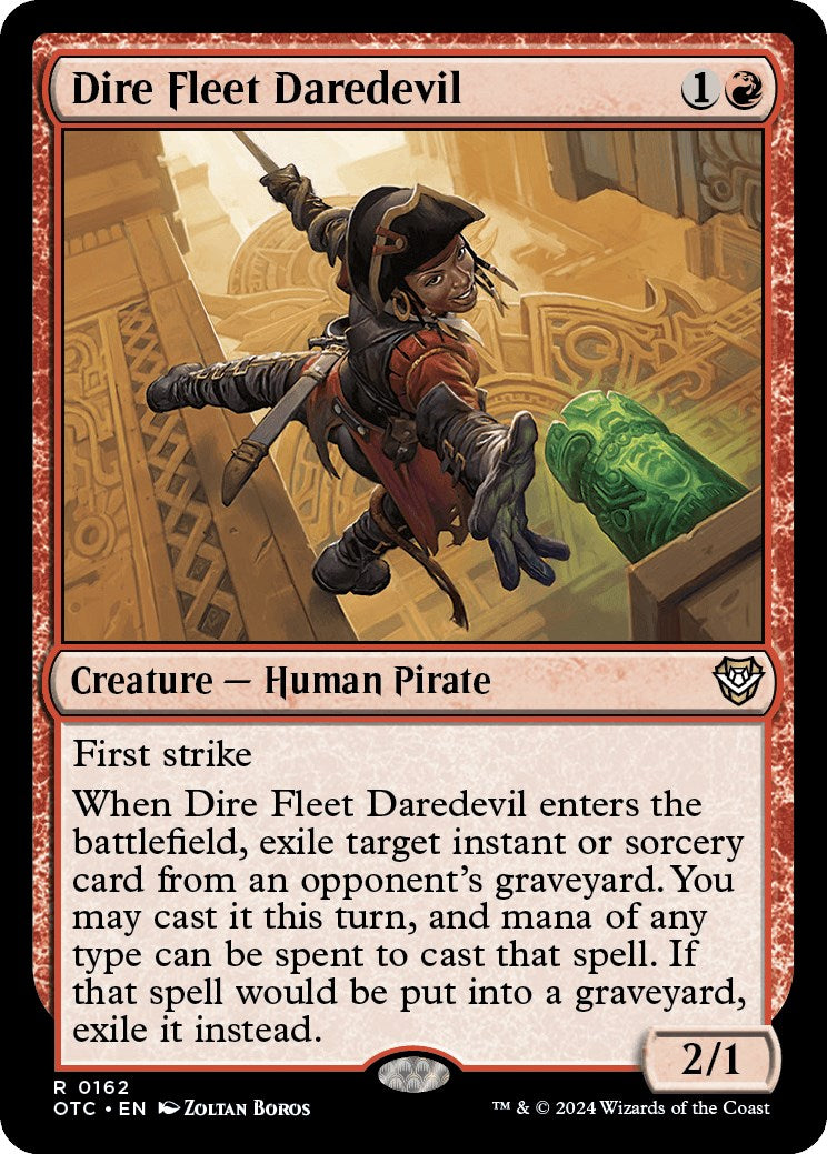 Dire Fleet Daredevil [Outlaws of Thunder Junction Commander] | Card Citadel