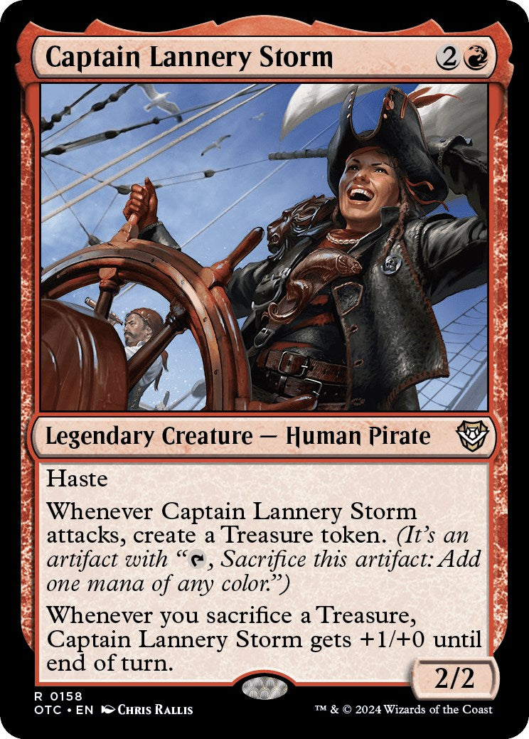 Captain Lannery Storm [Outlaws of Thunder Junction Commander] | Card Citadel