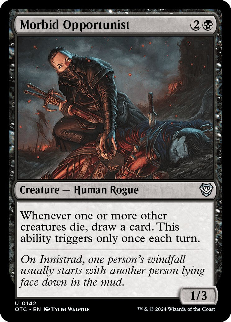 Morbid Opportunist [Outlaws of Thunder Junction Commander] | Card Citadel