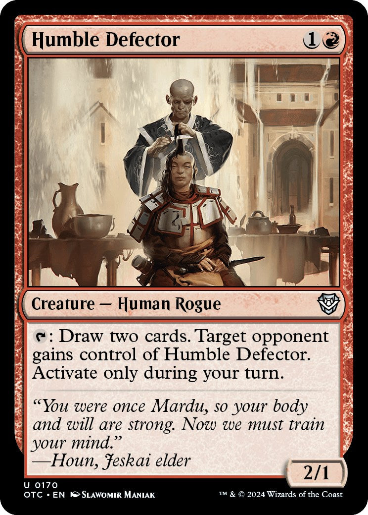 Humble Defector [Outlaws of Thunder Junction Commander] | Card Citadel