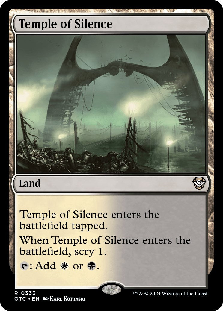 Temple of Silence [Outlaws of Thunder Junction Commander] | Card Citadel