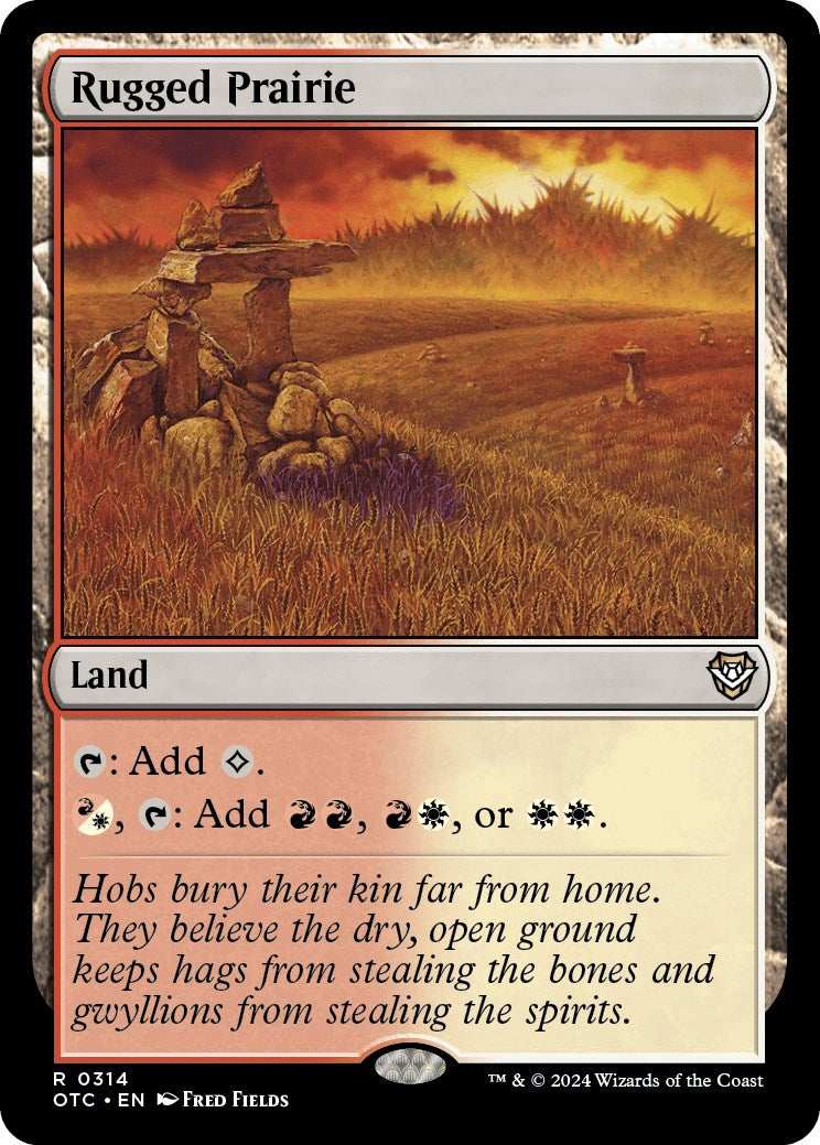Rugged Prairie [Outlaws of Thunder Junction Commander] | Card Citadel