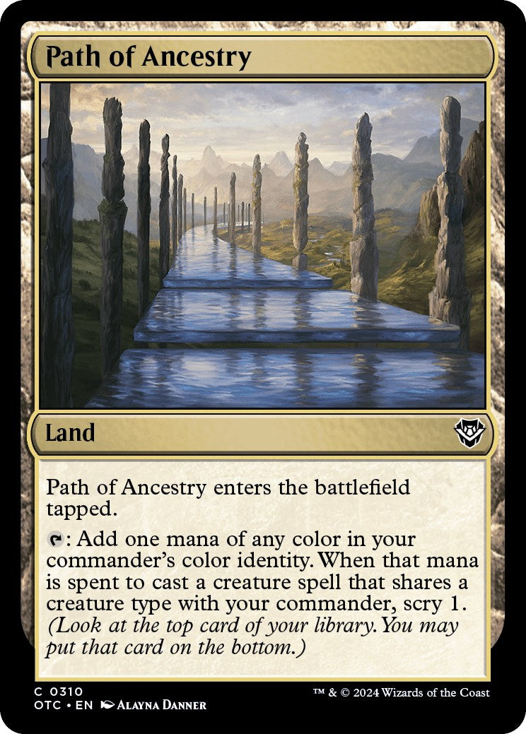 Path of Ancestry [Outlaws of Thunder Junction Commander] | Card Citadel
