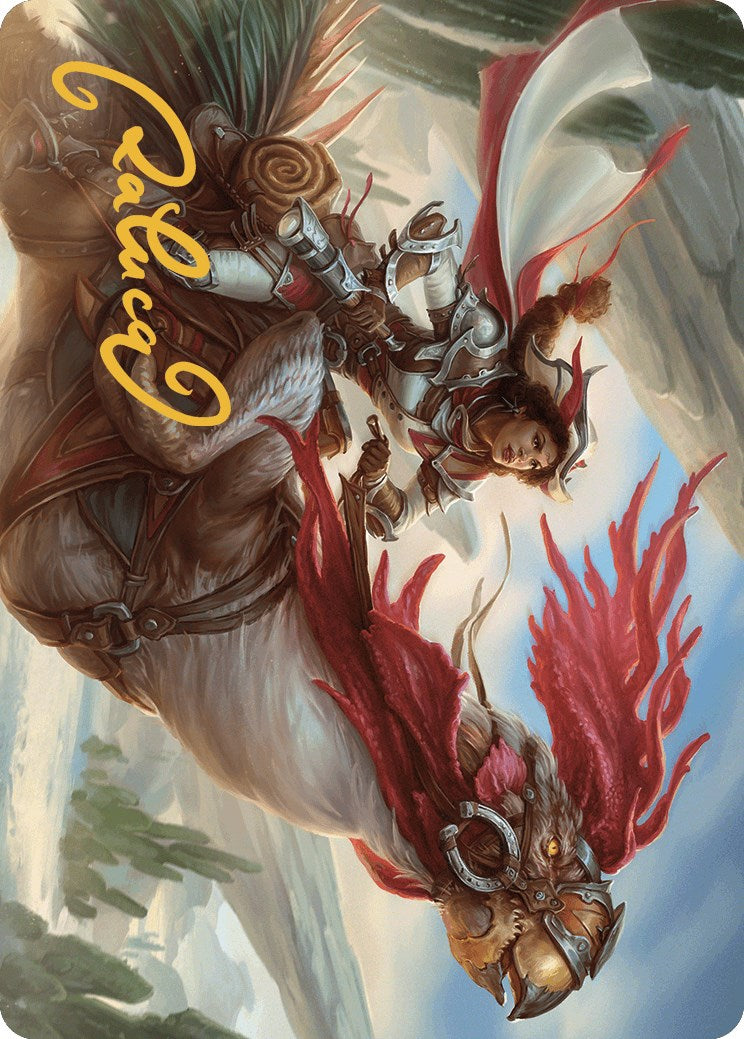 Frontier Seeker Art Card (Gold-Stamped Signature) [Outlaws of Thunder Junction Art Series] | Card Citadel