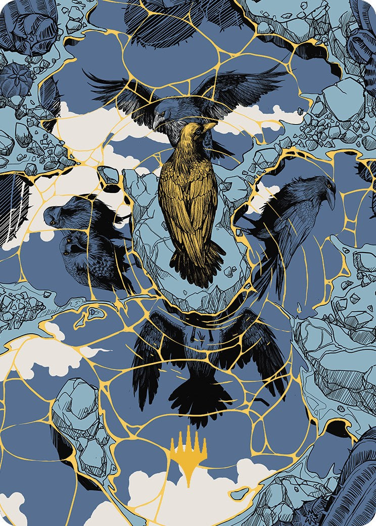 Fractured Identity Art Card (Gold-Stamped Signature) [Outlaws of Thunder Junction Art Series] | Card Citadel
