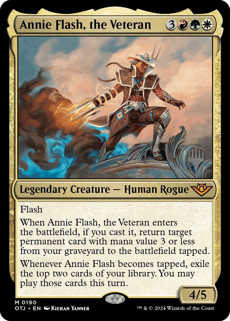 Annie Flash, the Veteran (Promo Pack) [Outlaws of Thunder Junction Promos] | Card Citadel