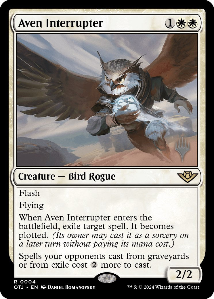 Aven Interrupter (Promo Pack) [Outlaws of Thunder Junction Promos] | Card Citadel