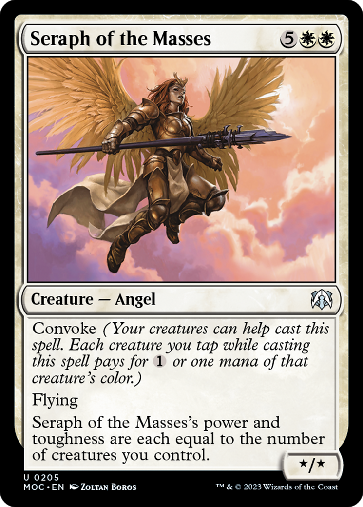 Seraph of the Masses [March of the Machine Commander] | Card Citadel