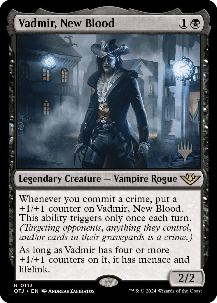 Vadmir, New Blood (Promo Pack) [Outlaws of Thunder Junction Promos] | Card Citadel