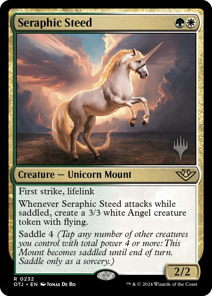 Seraphic Steed (Promo Pack) [Outlaws of Thunder Junction Promos] | Card Citadel
