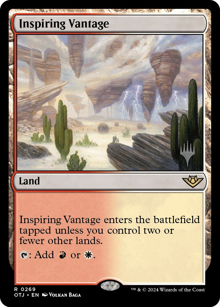 Inspiring Vantage (Promo Pack) [Outlaws of Thunder Junction Promos] | Card Citadel