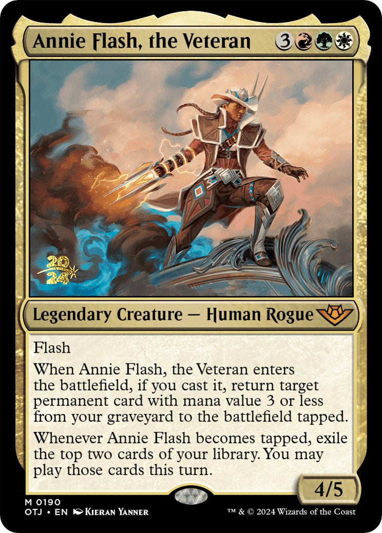 Annie Flash, the Veteran [Outlaws of Thunder Junction Prerelease Promos] | Card Citadel