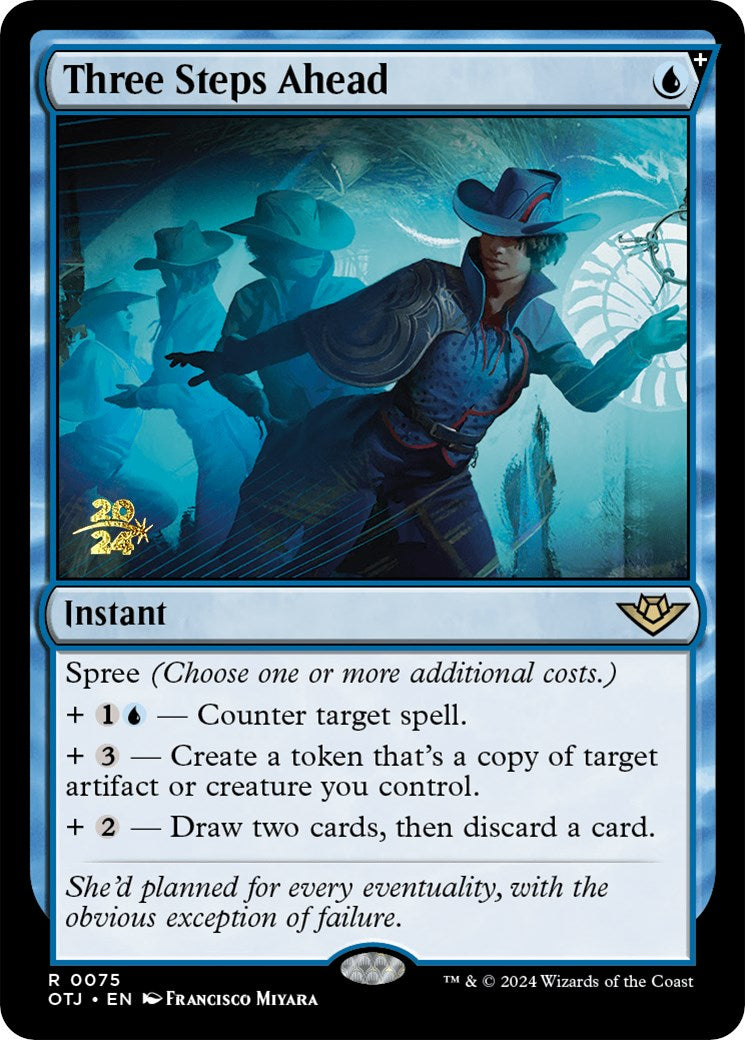 Three Steps Ahead [Outlaws of Thunder Junction Prerelease Promos] | Card Citadel