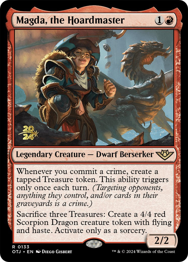 Magda, the Hoardmaster [Outlaws of Thunder Junction Prerelease Promos] | Card Citadel
