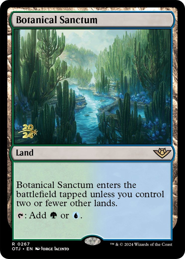 Botanical Sanctum (OTJ) [Outlaws of Thunder Junction Prerelease Promos] | Card Citadel