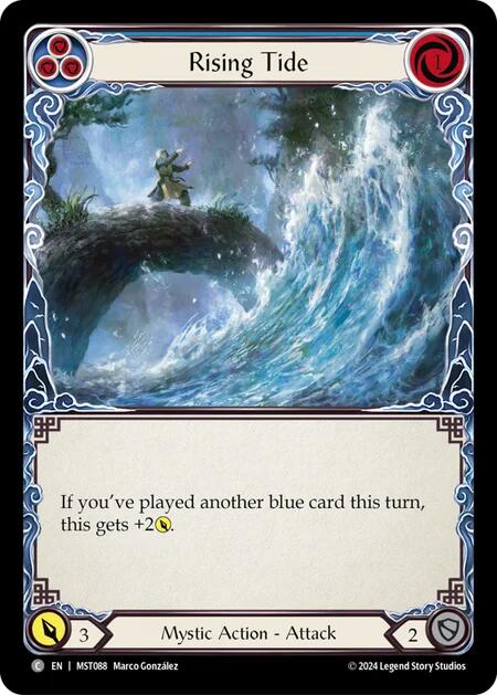 Rising Tide [MST088] (Part the Mistveil)  Rainbow Foil | Card Citadel