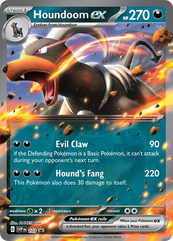 Houndoom ex (103) [Scarlet & Violet: Black Star Promos] | Card Citadel