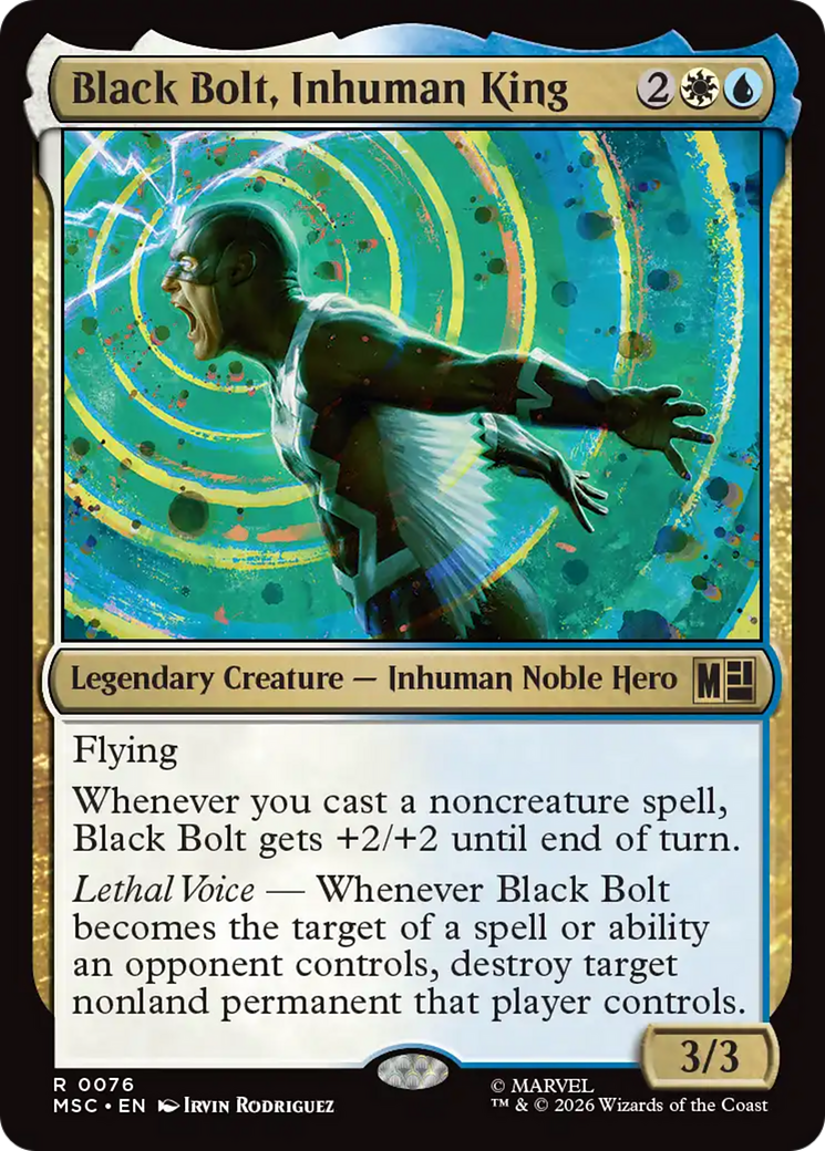 Black Bolt, Inhuman King [Marvel Super Heroes Commander] | Card Citadel