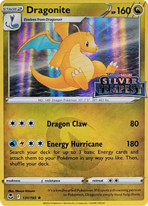 Dragonite (131/195) (Silver Tempest Stamped) [Sword & Shield: Silver Tempest] | Card Citadel