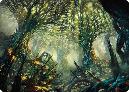 The Hunter Maze Art Card [Phyrexia: All Will Be One Art Series] | Card Citadel