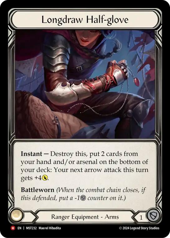 Longdraw Half-glove [MST232] (Part the Mistveil)  Cold Foil | Card Citadel