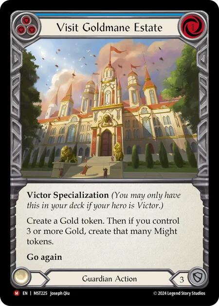 Visit Goldmane Estate [MST225] (Part the Mistveil)  Rainbow Foil | Card Citadel