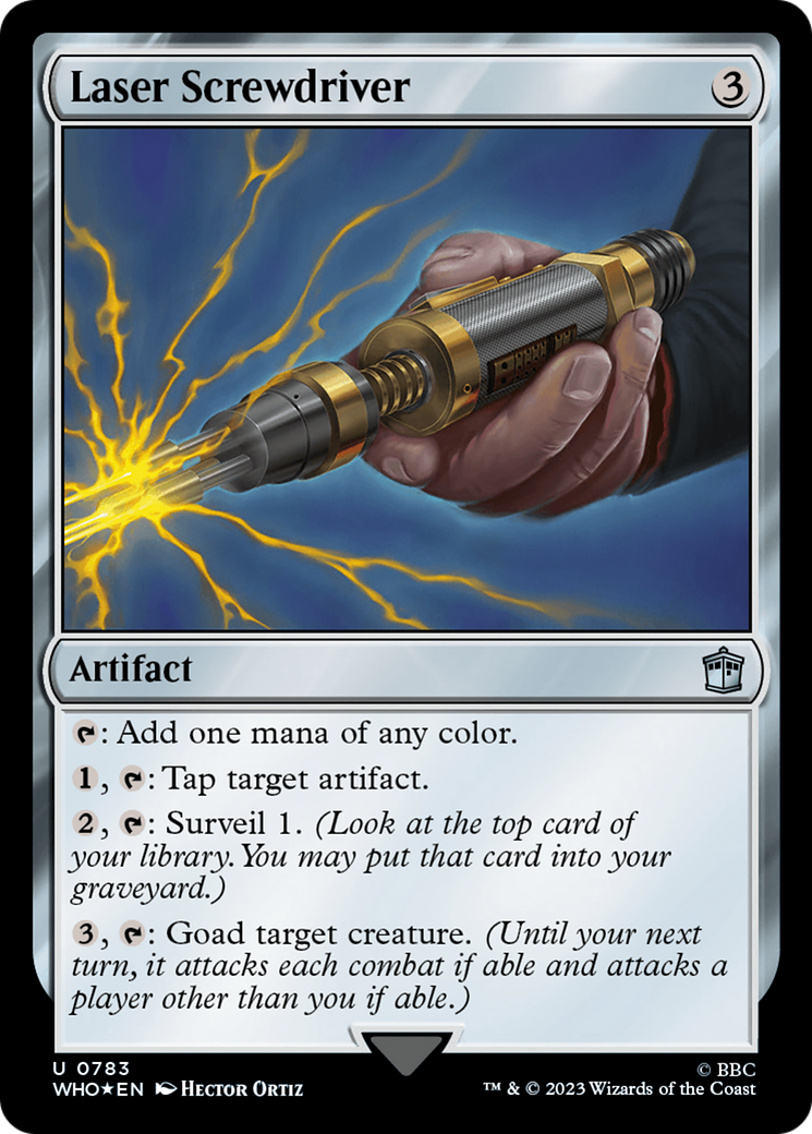 Laser Screwdriver (Surge Foil) [Doctor Who] | Card Citadel