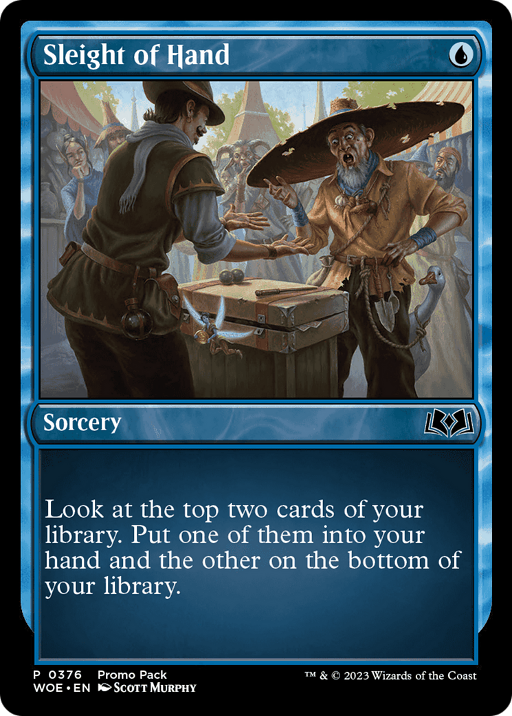 Sleight of Hand (Promo Pack) [Wilds of Eldraine Promos] | Card Citadel