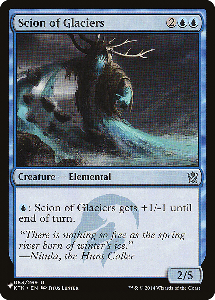 Scion of Glaciers [The List Reprints] | Card Citadel