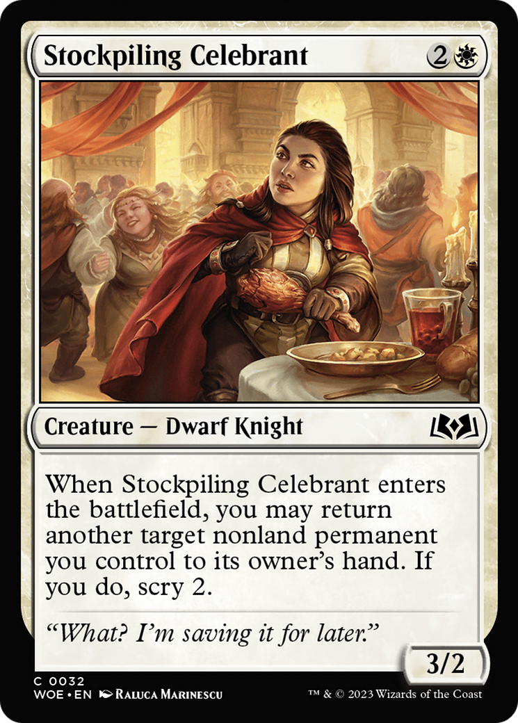 Stockpiling Celebrant [Wilds of Eldraine] | Card Citadel