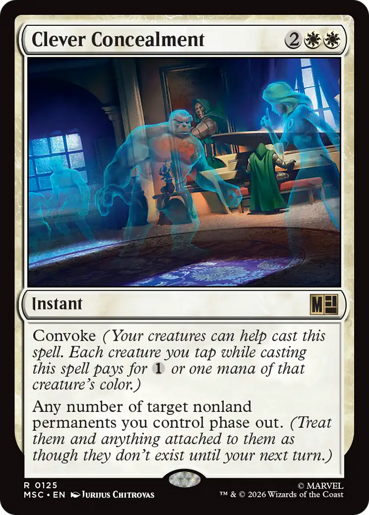 Clever Concealment (Surge Foil) [Marvel Super Heroes Commander] | Card Citadel