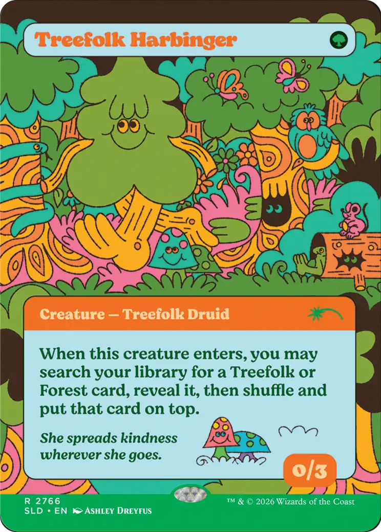 Treefolk Harbinger [Secret Lair Drop Series] | Card Citadel