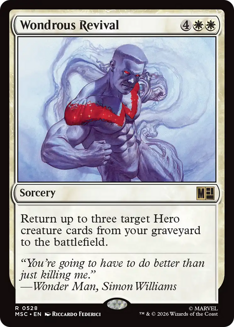 Wondrous Revival [Marvel Super Heroes Commander] | Card Citadel