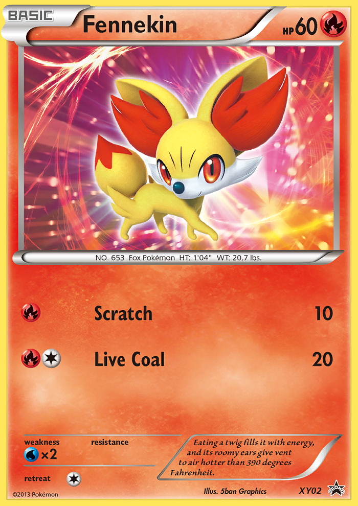 Fennekin (XY02) [XY: Black Star Promos] | Card Citadel