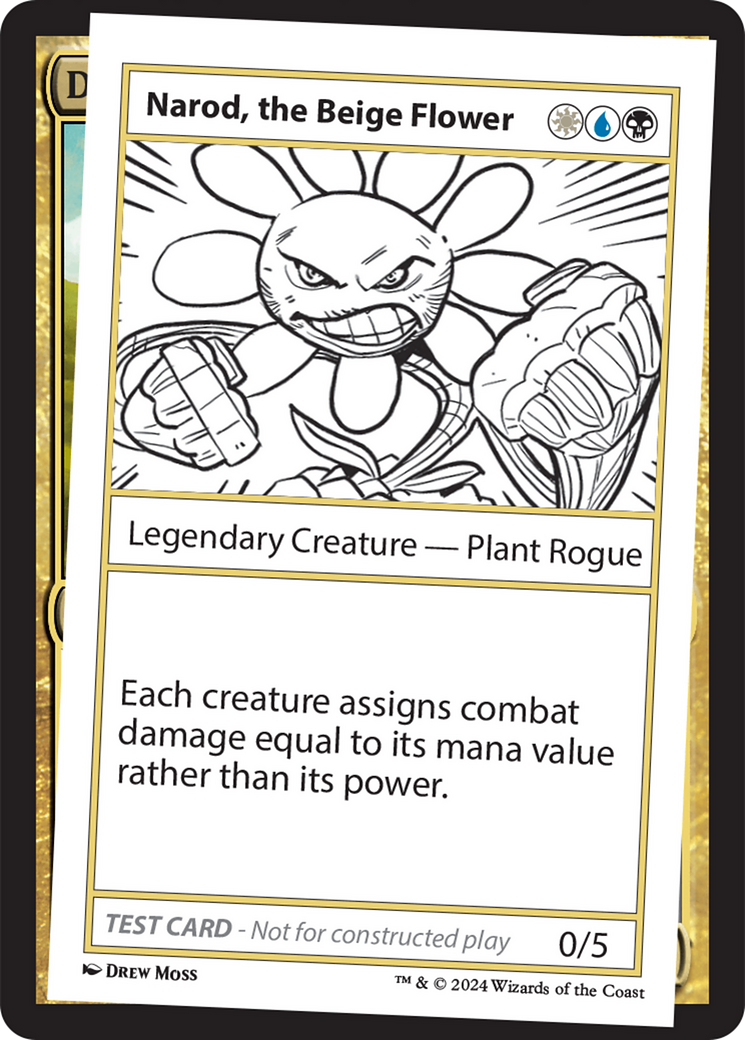 Narod, the Beige Flower [Mystery Booster 2 Playtest Cards] | Card Citadel