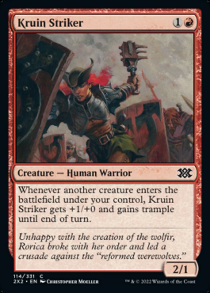 Kruin Striker [Double Masters 2022] | Card Citadel