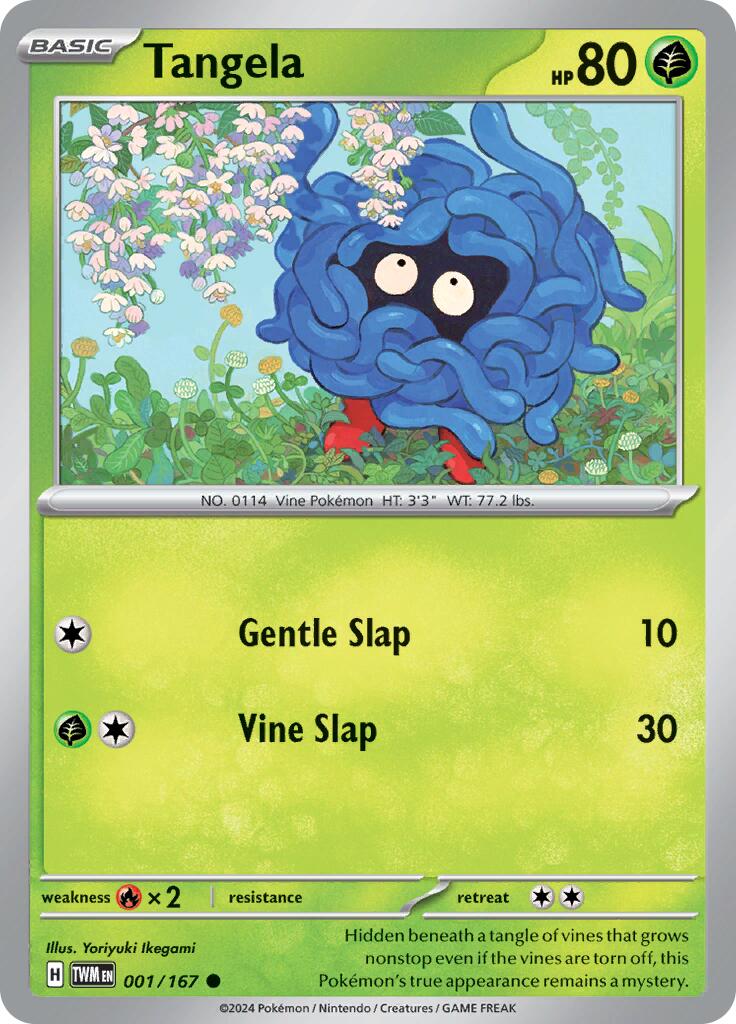 Tangela (001/167) [Scarlet & Violet: Twilight Masquerade] | Card Citadel