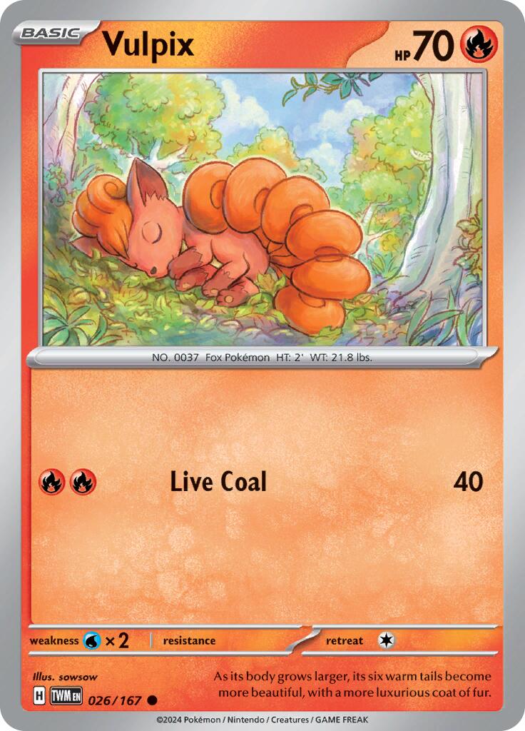 Vulpix (026/167) [Scarlet & Violet: Twilight Masquerade] | Card Citadel