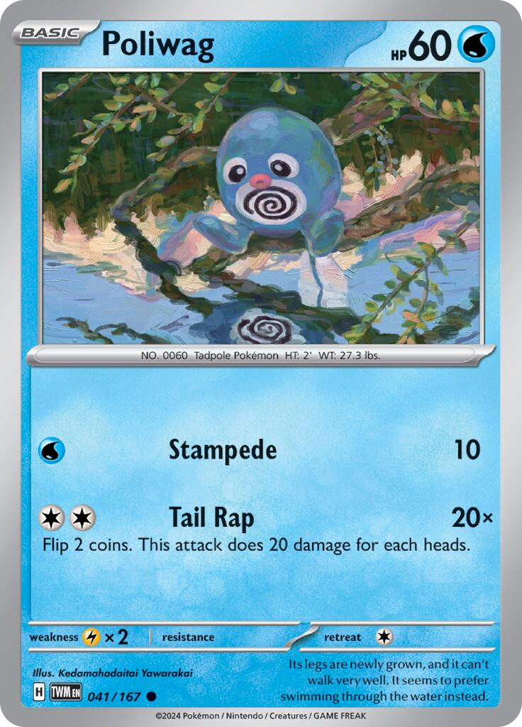 Poliwag (041/167) [Scarlet & Violet: Twilight Masquerade] | Card Citadel