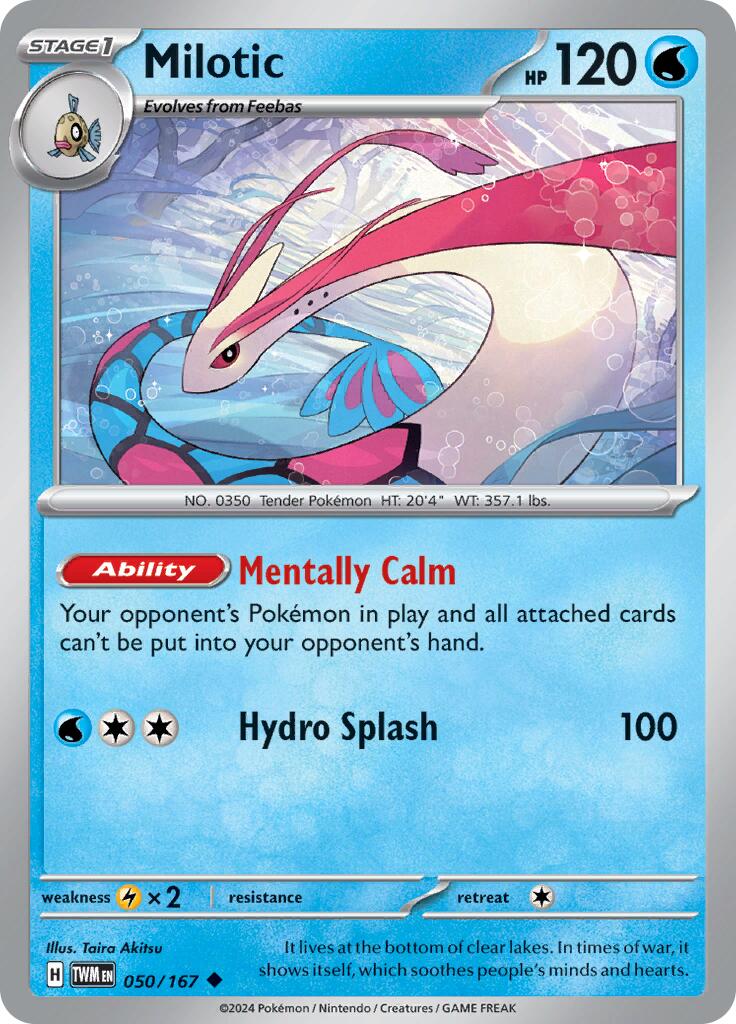 Milotic (050/167) [Scarlet & Violet: Twilight Masquerade] | Card Citadel